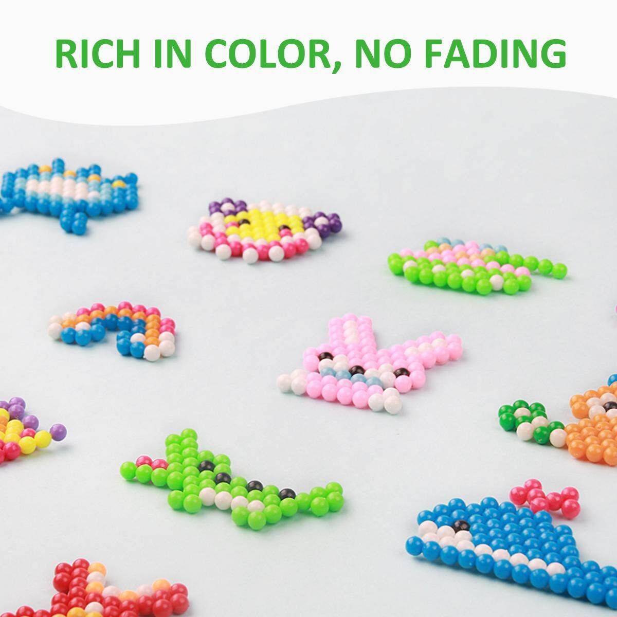 6000pcs DIY Water Sticky Fuse Beads Magic Plastic Toys Funny Kid Craft Xmas Gift