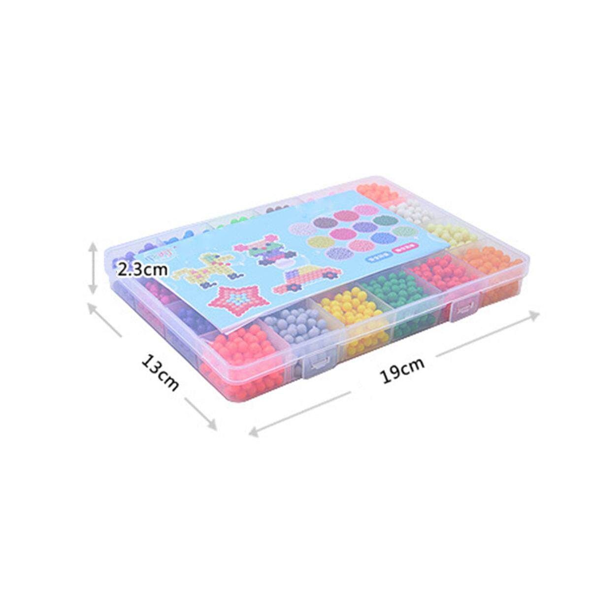 6000pcs DIY Water Sticky Fuse Beads Magic Plastic Toys Funny Kid Craft Xmas Gift