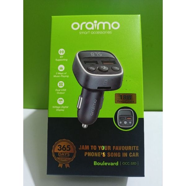 32D Car Charger 2USB Bluetooth Support Music Player