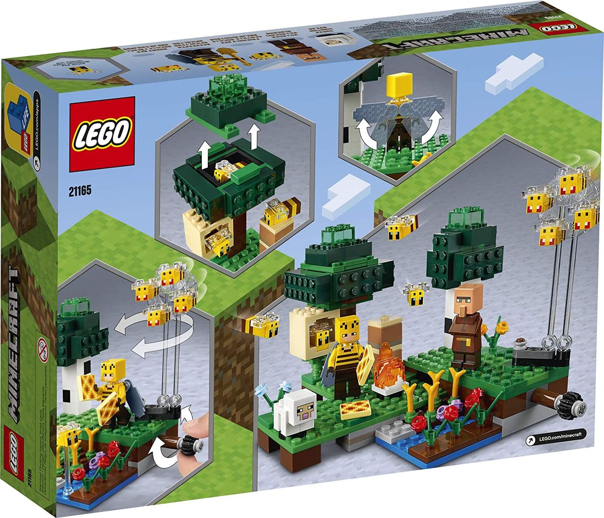 Minecraft The Bee Farm 21165 Minecraft Building Action Toy With A Beekeeper (238 Pieces)