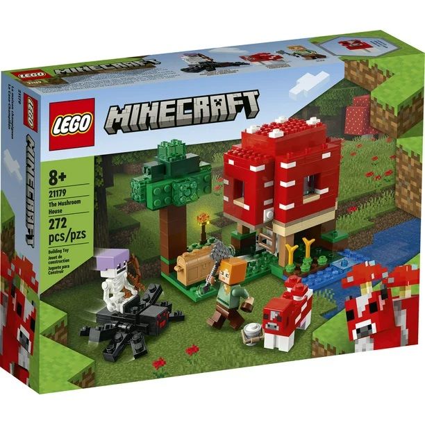 Minecraft The Mushroom House 21179 Building Kit 272 Pcs