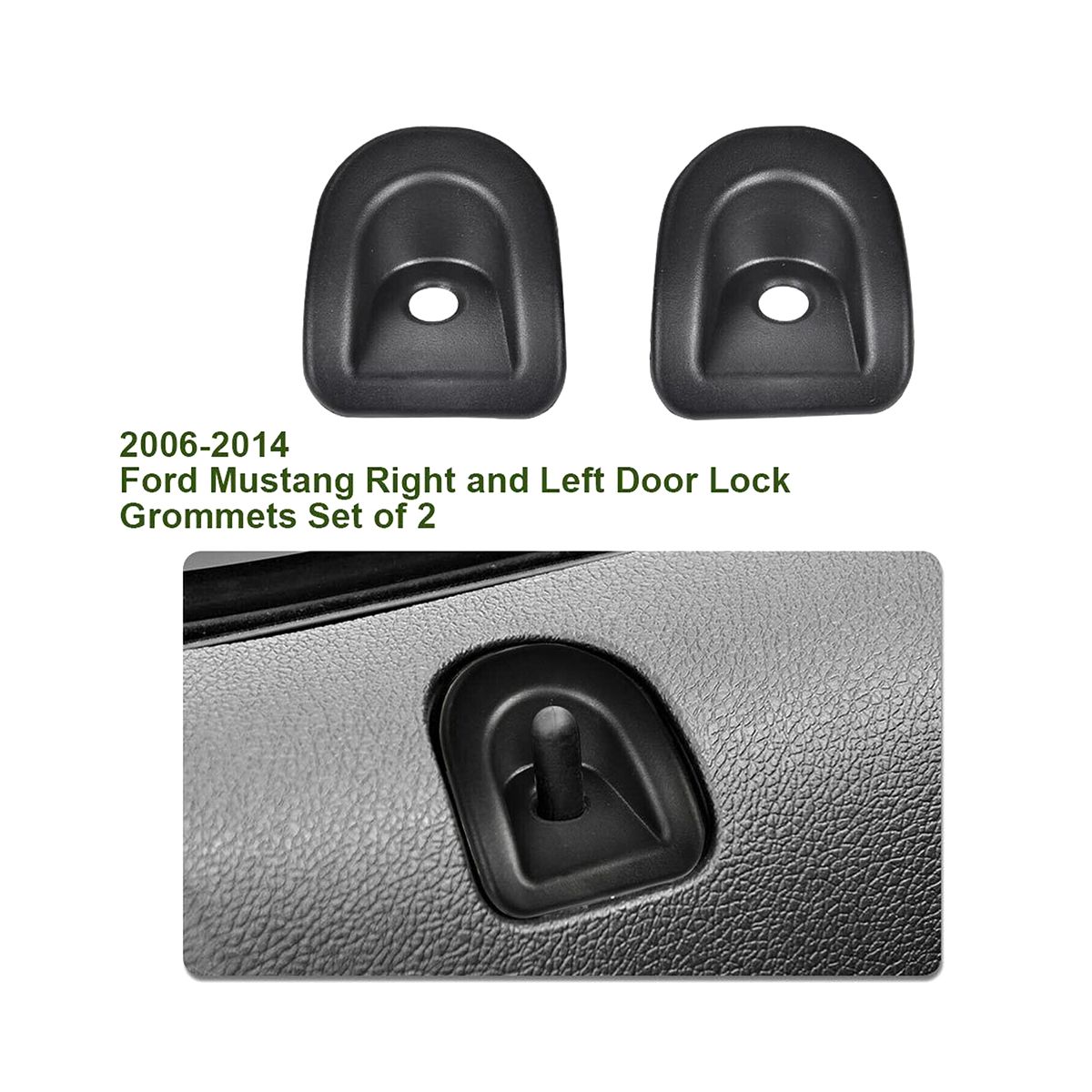 Driver & Passenger Door Trim Lock Grommet for 06-14 Ford