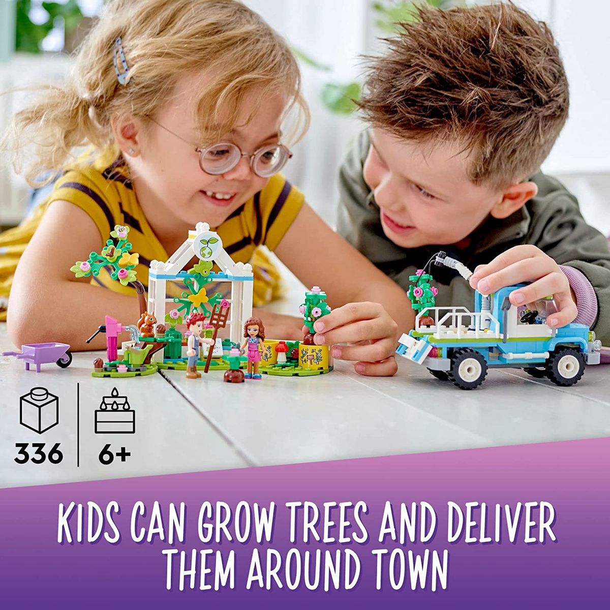 Friends Tree-Planting Vehicle 41707 Building Kit 336 Pieces