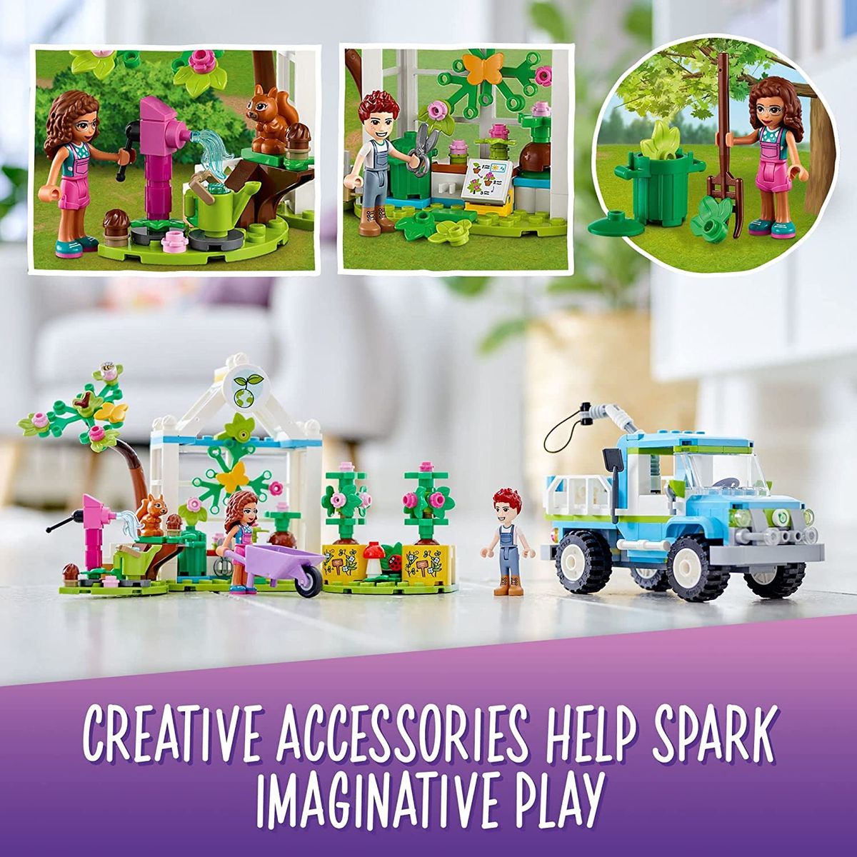 Friends Tree-Planting Vehicle 41707 Building Kit 336 Pieces