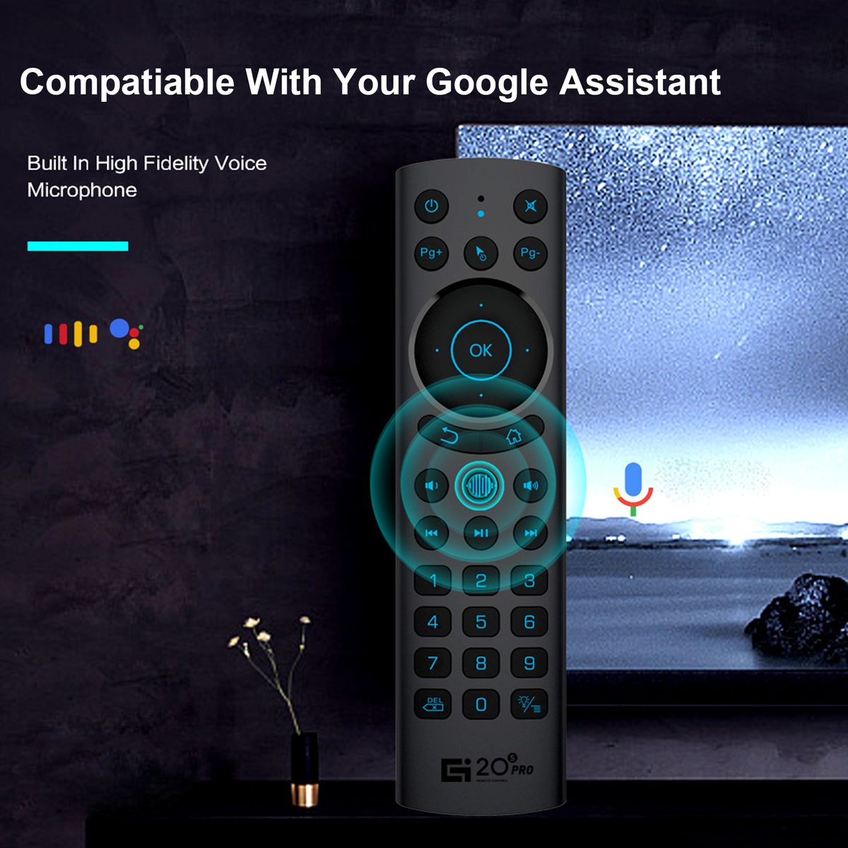 G20S PRO BT 2.4G   BT5.0 Dual Mode Wireless Air Mouse With