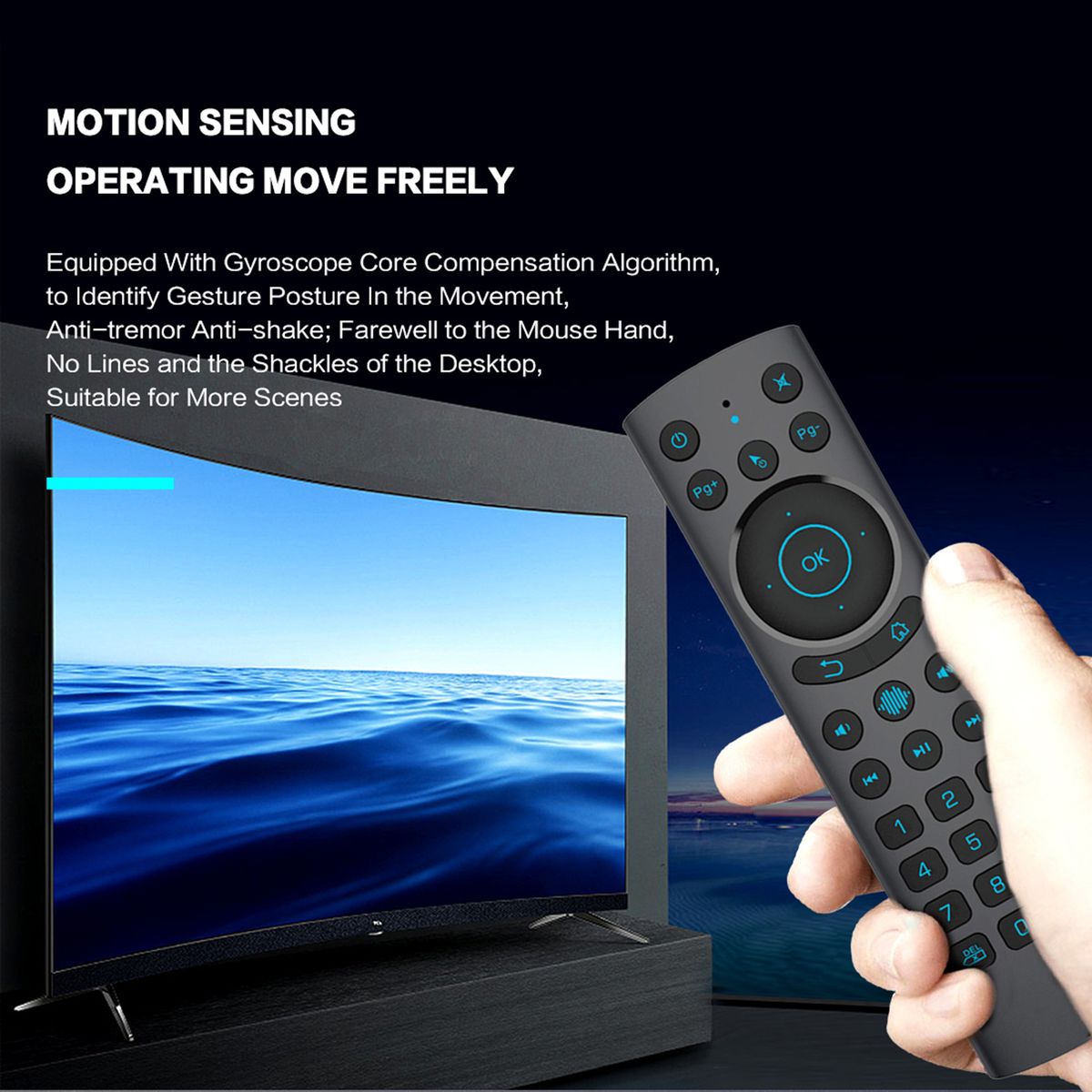 G20S PRO BT 2.4G   BT5.0 Dual Mode Wireless Air Mouse With