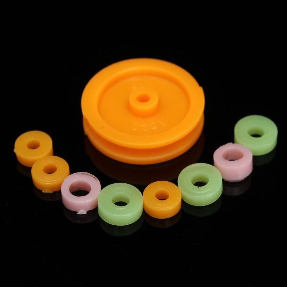 75Pcs Plastic Shaft Single Double Reduction Crown Worm Gears Set For DIY Robot