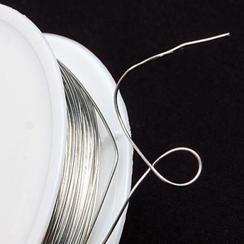 3 Rolls Mix Size Silver Plated Copper Wire Cord For Jewellry Making