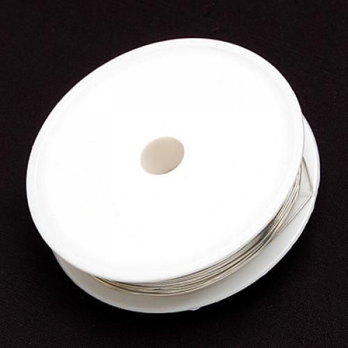 3 Rolls Mix Size Silver Plated Copper Wire Cord For Jewellry Making