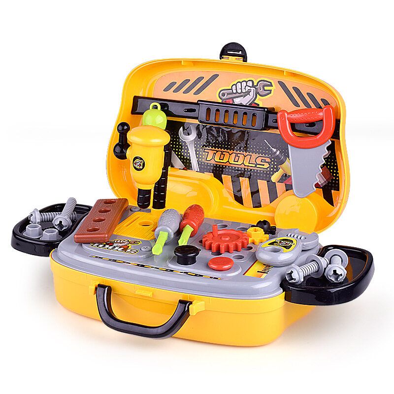 Children's Drill Toys Baby Screwdriver Toy Kids Learning Educational Game Gifts Screw Kids Puzzles Assembled Tool Toys Box A