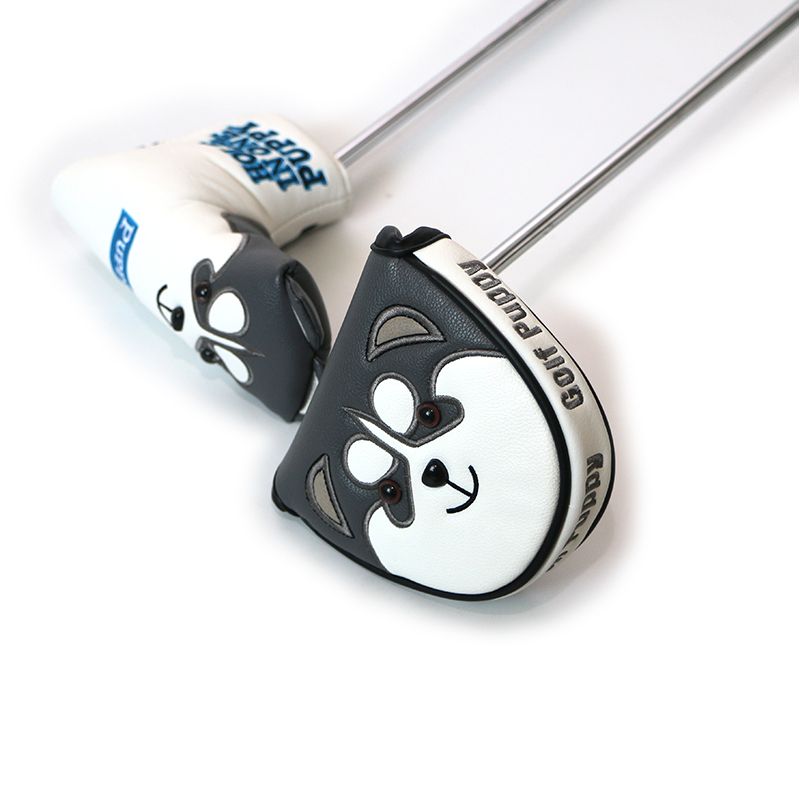 Husky Golf Headcovers Leather Cover For Driver Fairway And