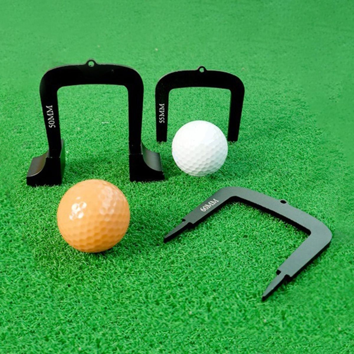 3 Pieces Golf Putting Gates Goal Gate Lightweight 2 Bases