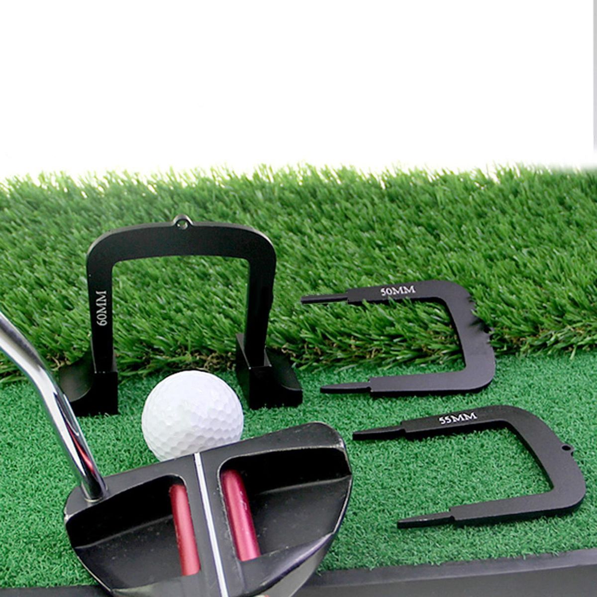 3 Pieces Golf Putting Gates Goal Gate Lightweight 2 Bases