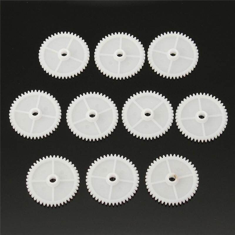 20 SET 10pcs White Gear 3mm Plastic Accessories Of DIY Model Toy Motor Shaft Gear White