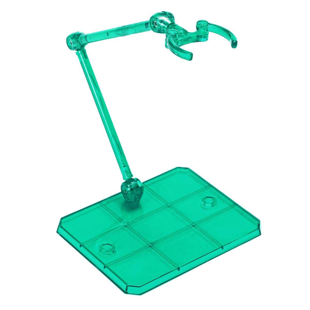 SHF Figma Action Figure Base Stand Holder Fit For Bandai HG RG SD Gundam Model Transparent Green