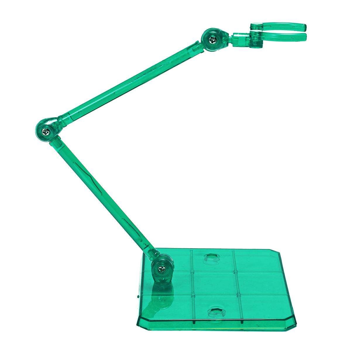 SHF Figma Action Figure Base Stand Holder Fit For Bandai HG RG SD Gundam Model Transparent Green