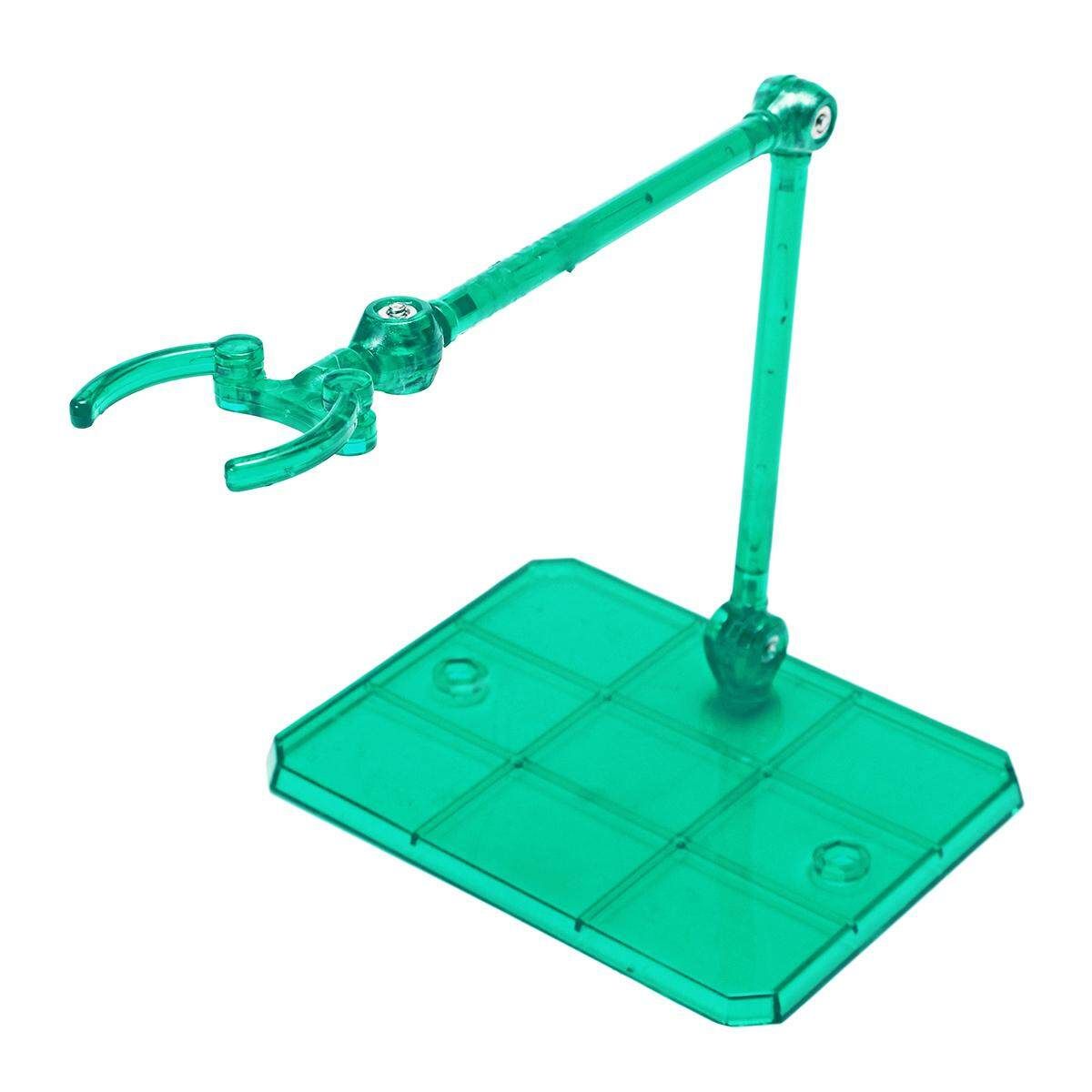 SHF Figma Action Figure Base Stand Holder Fit For Bandai HG RG SD Gundam Model Transparent Green