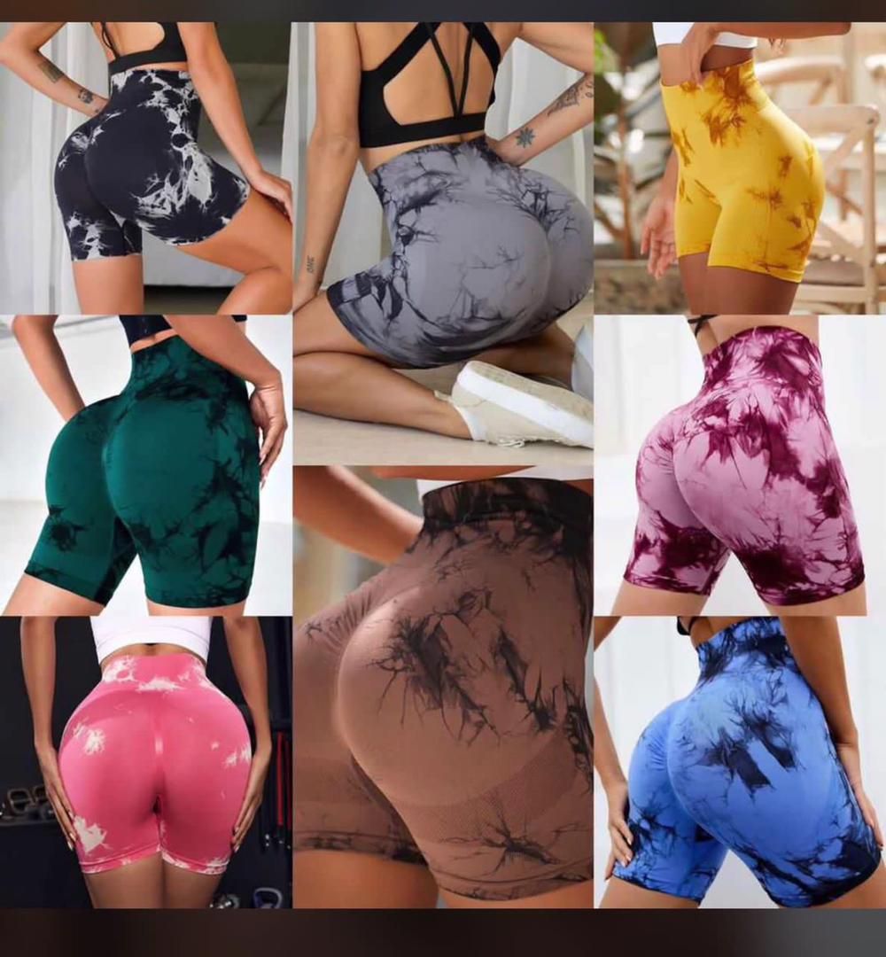2pcs Ladies Batik Yoga Tight (Stretchy)