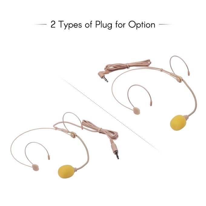 Good Quality Headset Microphone Condenser Mic 3.5mm Right