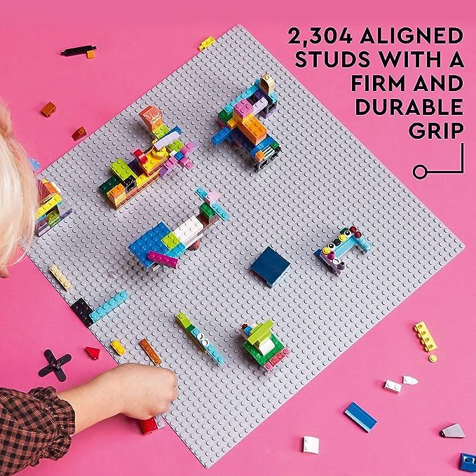 Classic Gray Baseplate 11024 Building Toy Set (1 Piece)