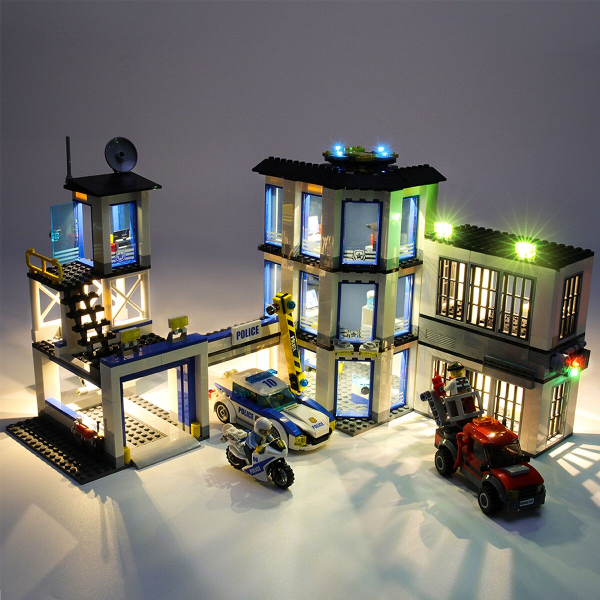 LED Light Up Kit For LEGO 60141 City Series Station Lightin G Set Bricks