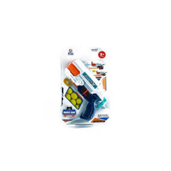 2 In 1 Magic Blaster Gun With Soft Eva Balls And Water