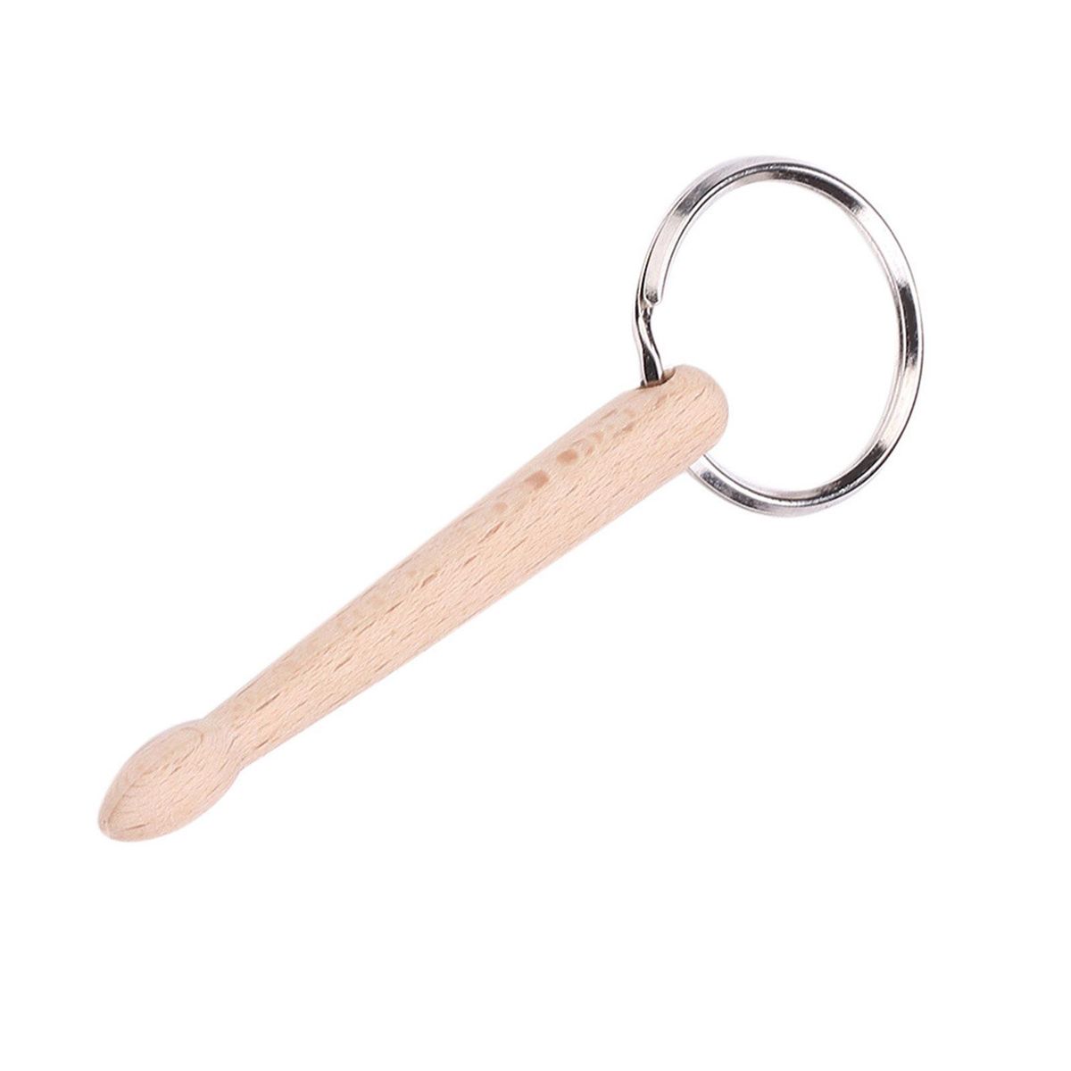 Drumstick Percussion Keyring Musical Instrument Toys Wood 1 Drum Rod