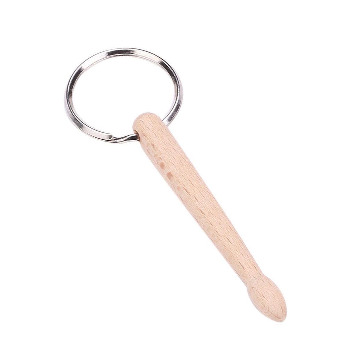 Drumstick Percussion Keyring Musical Instrument Toys Wood 1 Drum Rod