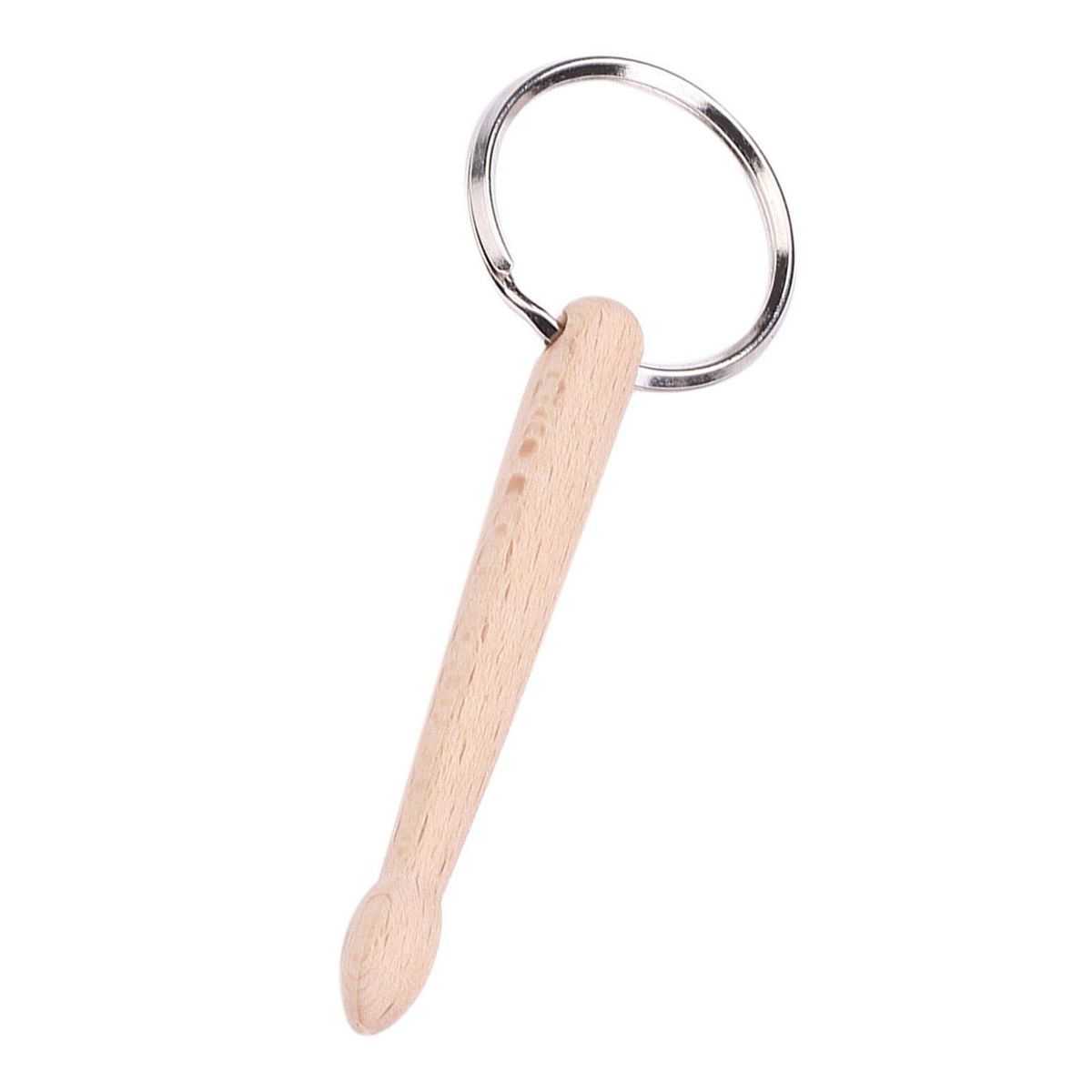Drumstick Percussion Keyring Musical Instrument Toys Wood 1 Drum Rod