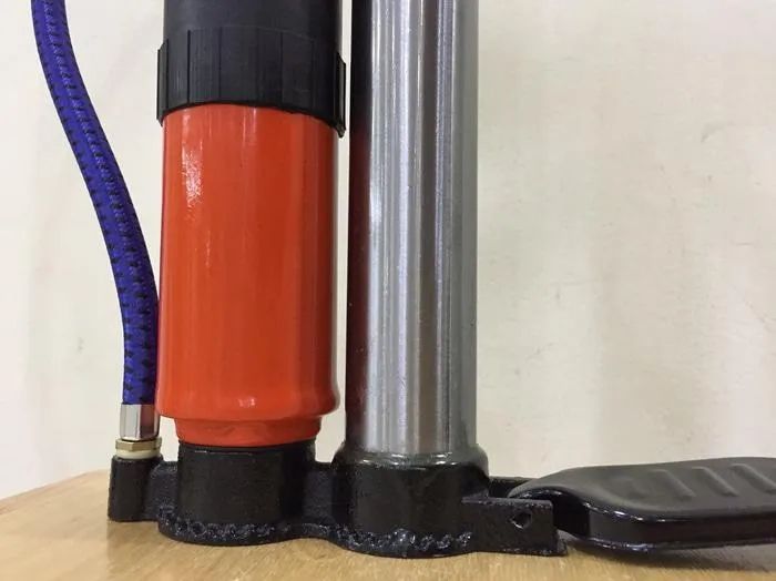 Portable High Pressure Pump With Tank, Guage For Bikes, Bicycles, Balls Etc