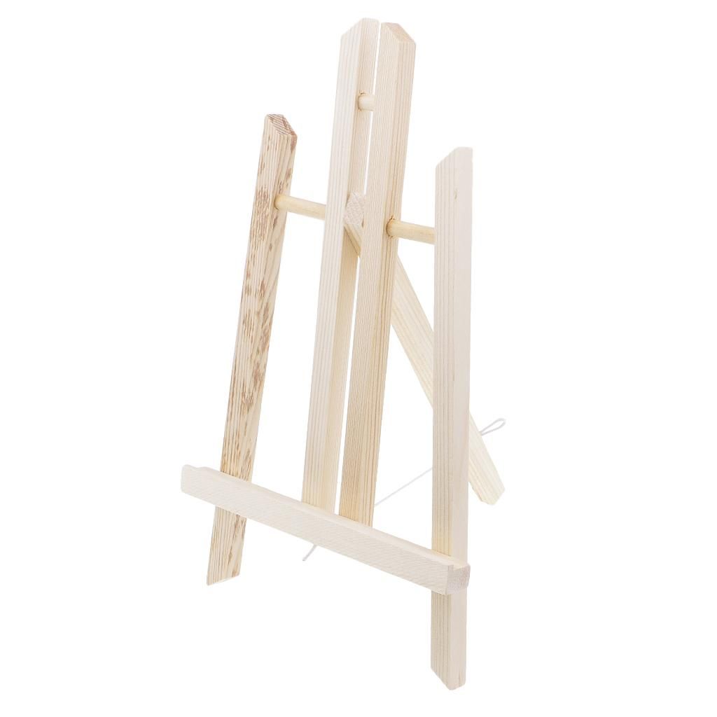 Wooden Artist Tabletop Easel For Painting Drawing Canvas Stand Holder
