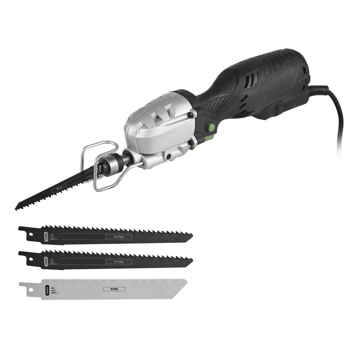 600W 5-Amp Mini Compact Reciprocating Saw Corded