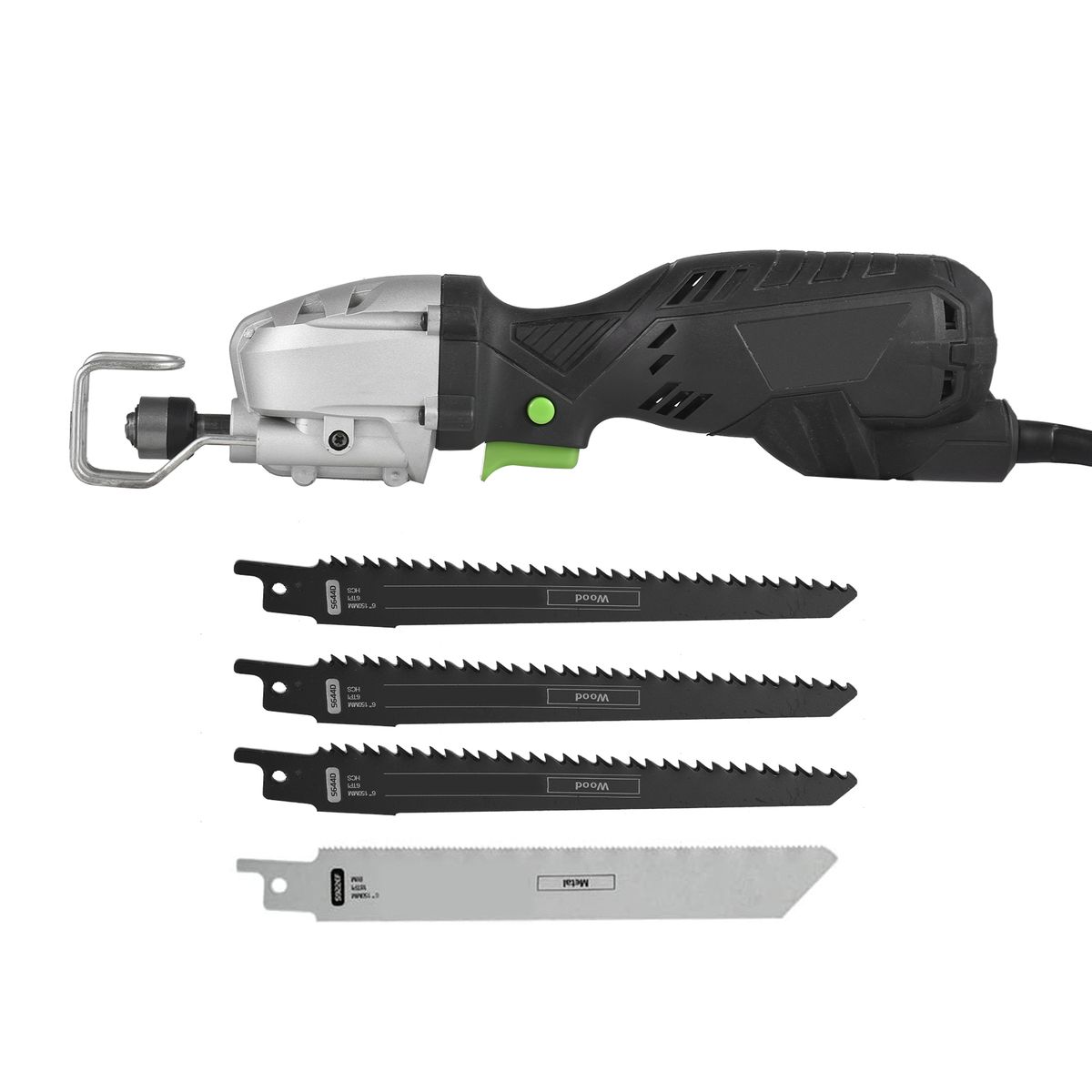 600W 5-Amp Mini Compact Reciprocating Saw Corded