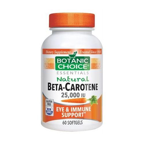 Beta Carotene 25,000 IU Natural 60Softgels