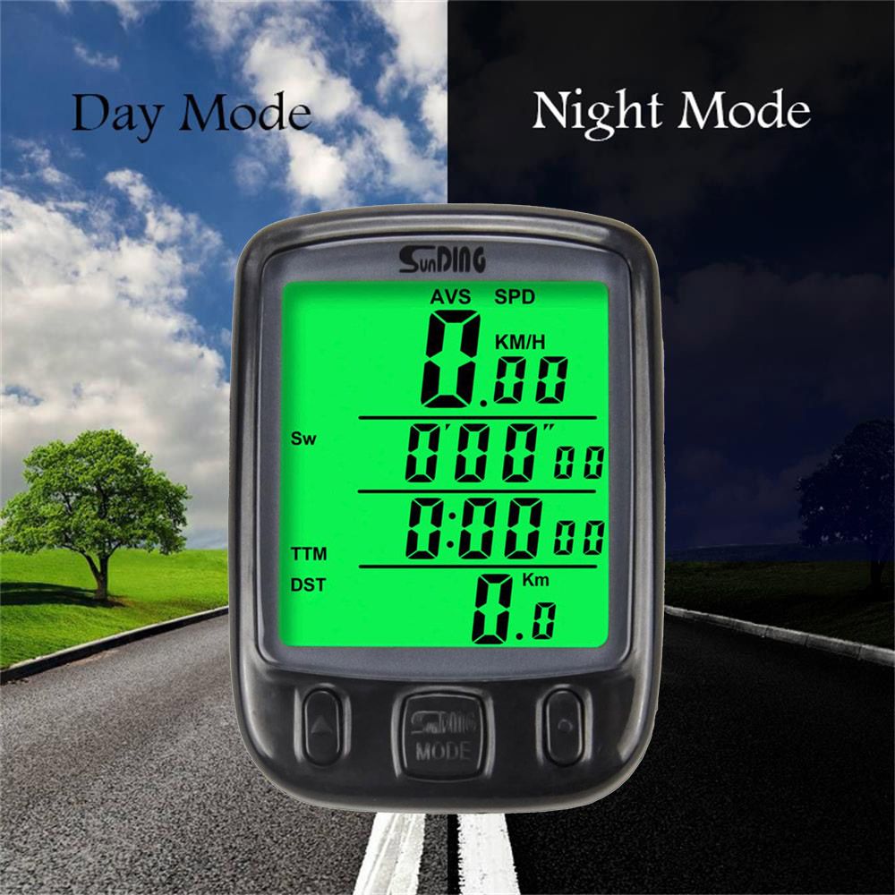 Wired Bike Computer Waterproof Bicycle Odometer Multi