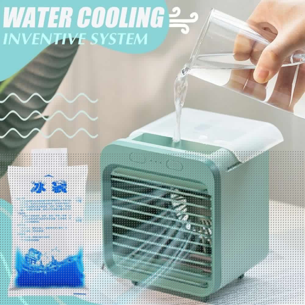 Portable #3 Office Rechargeable USB Air Water-cooled Humidifier Fan Fan Mini Air Desktop Cooling Purifier For Conditioner Cooler