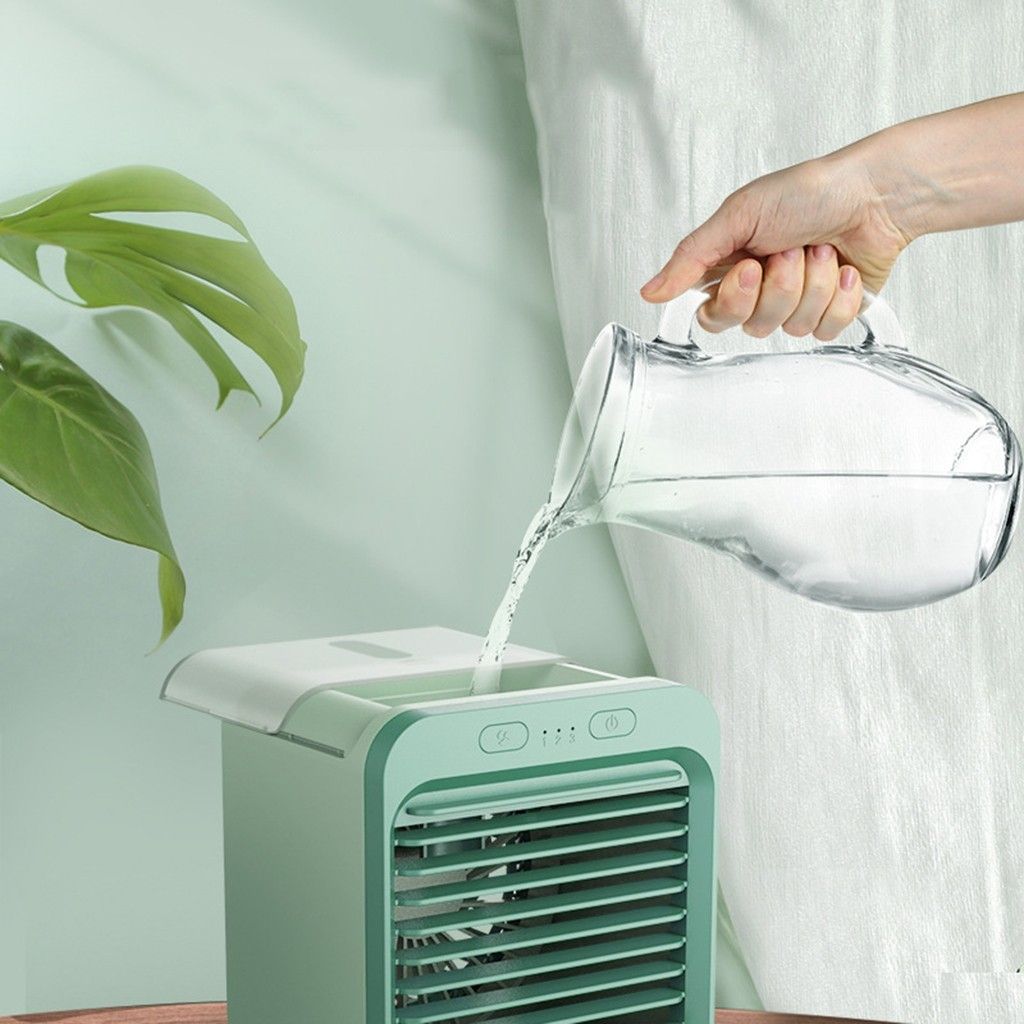 Portable #3 Office Rechargeable USB Air Water-cooled Humidifier Fan Fan Mini Air Desktop Cooling Purifier For Conditioner Cooler