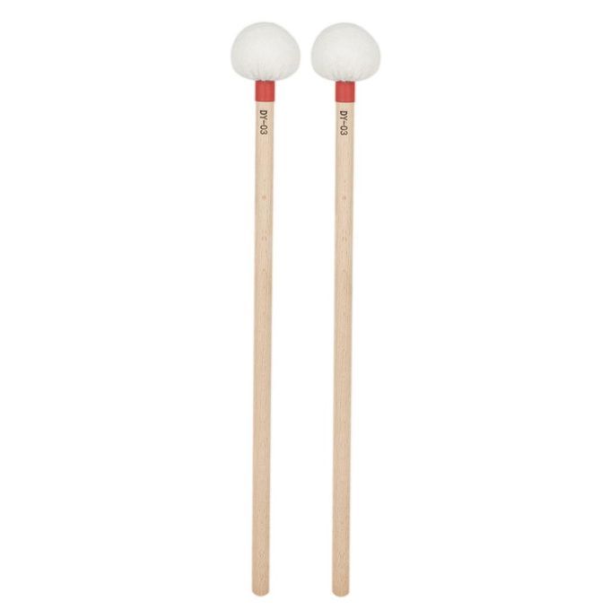 1 Pair Percussion Mallet Sticks For Xylophone, Instrument Parts Red