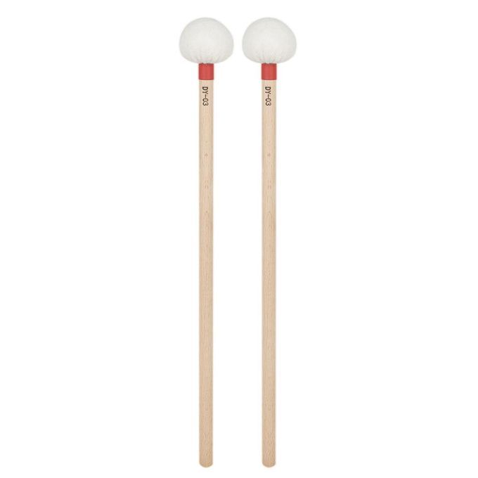 1 Pair Percussion Mallet Sticks For Xylophone, Instrument Parts Red
