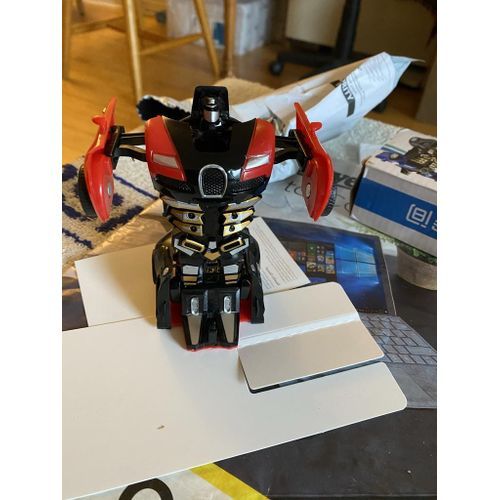 Car Inertial Transformer Robots Toy - Red