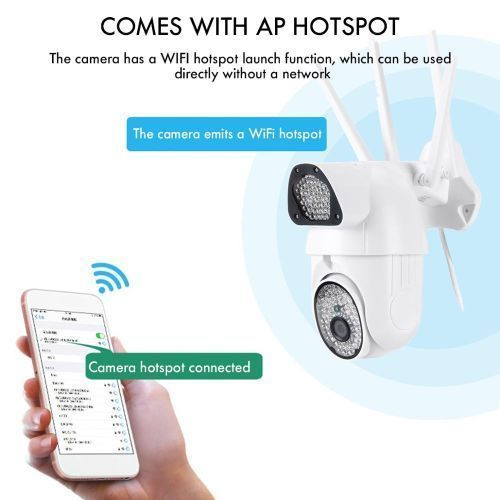 PTZ HD WiFi Camera IP Camera Outdoor Pan Tilt Night Vision