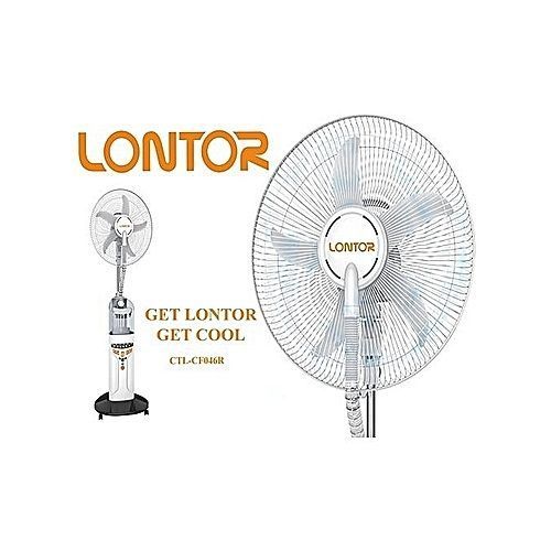 18" Lontor Rechargeable Mist Fan+Solar Panel