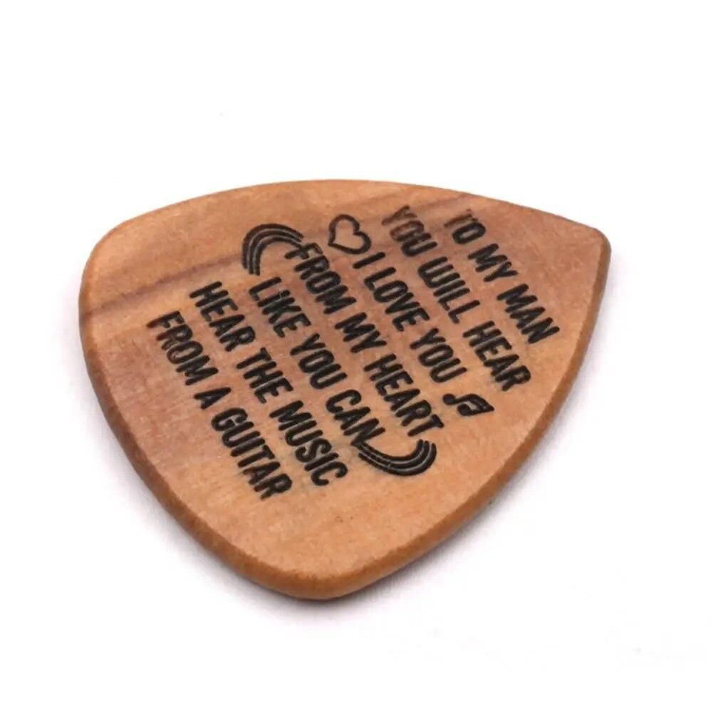Guitar Pick Holder Suit Wooden Guitar Picks Case Delicate Guitar Picks Acoustic Electric Guitar Accessories Musical Instrument