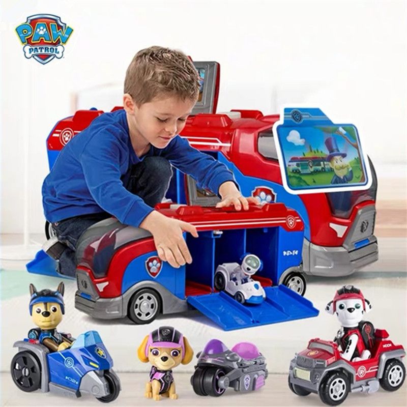 Paw Patrol Mission Cruiser Music Rescue Base Bus Toy Set