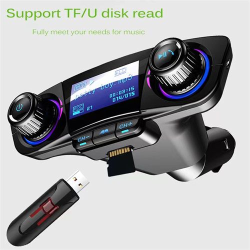 Car FM Transmitter Aux Modulator Bluetooth Handsfree Car Kit Car Audio MP3 Player