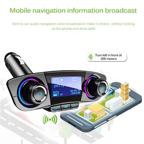 Car FM Transmitter Aux Modulator Bluetooth Handsfree Car Kit Car Audio MP3 Player