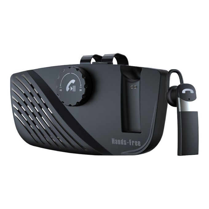 Car Bluetooth Speakerphone Wireless Handsfree Talking Kit Adapter For
