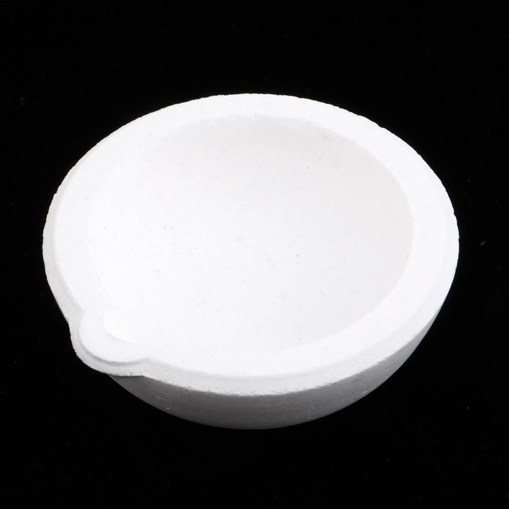 100/250G Quartz Silica Smelting Bowl Pot Melting Crucible For Gold
