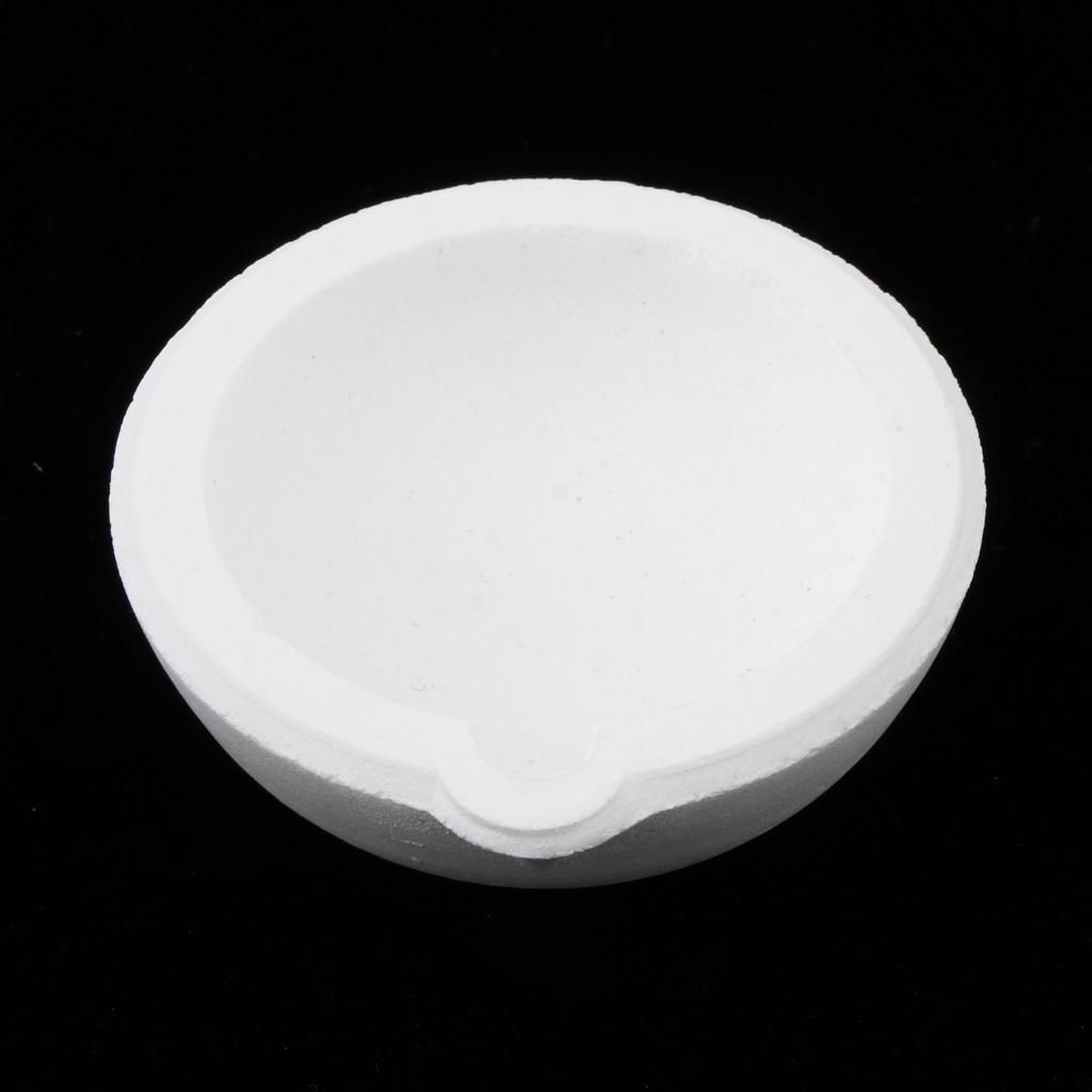 100/250G Quartz Silica Smelting Bowl Pot Melting Crucible For Gold
