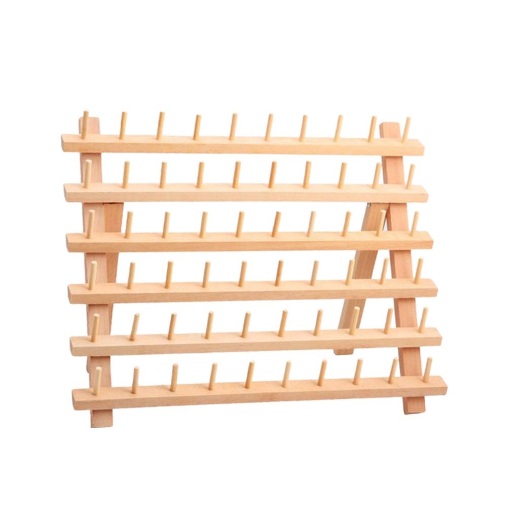Wooden Spool Thread Rack/Thread Holder Organizer For Embroidery 60